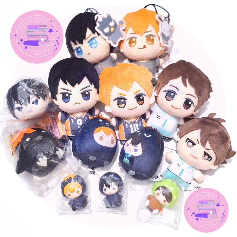 [NEW RARE] Haikyuu ☆ Chibigurumi, Fuwakororin, Mochi Mascot WA, Finger Puppet Ring, Hinagarasu Finge
