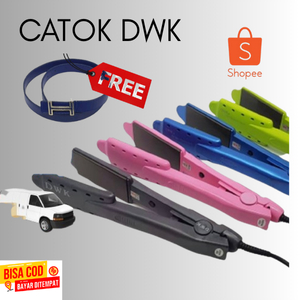 CATOKAN Rambut DWK 123 Professional Salon / Catok Meluruskan / Keriting Rambutf