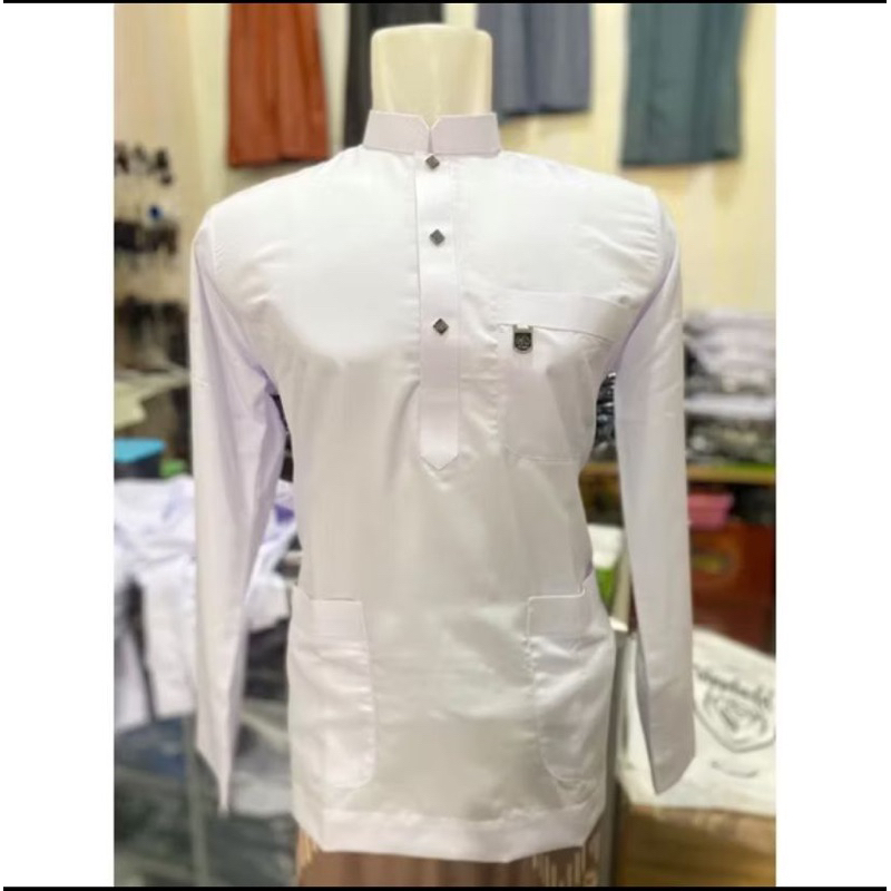 BAJU KOKO AL MADANI PUTIH