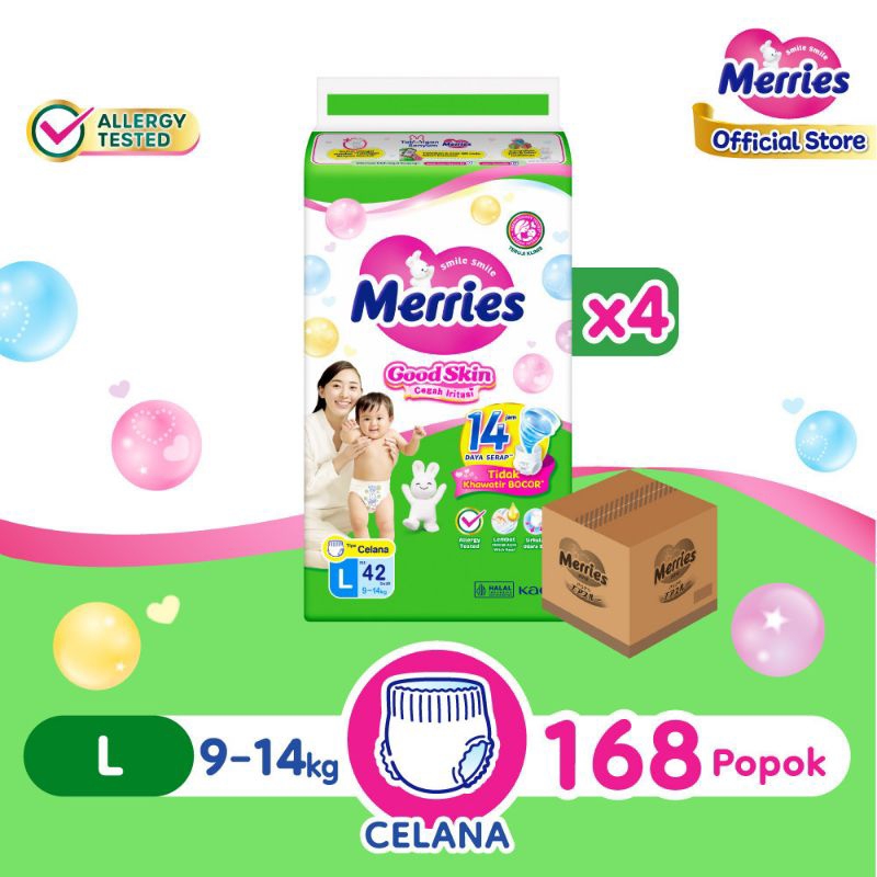 Merries Pants Good Skin L 42 1Karton