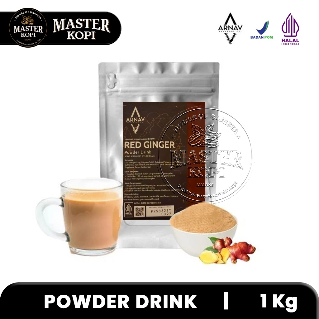 

Bubuk Minuman ARNAV 500g Red Ginger Jahe Merah Powder Drink