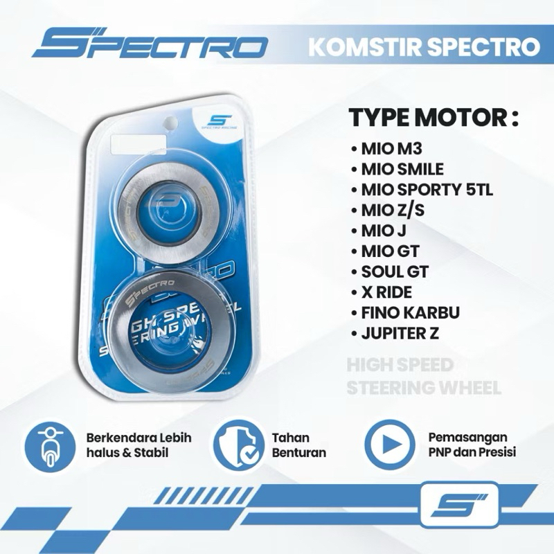 Komstir Spectro Mio Karbu Fino Soul Karbu Mio M3 S Z Soul GT 125 115 Jupiter Z MX Byson Bearing Orig