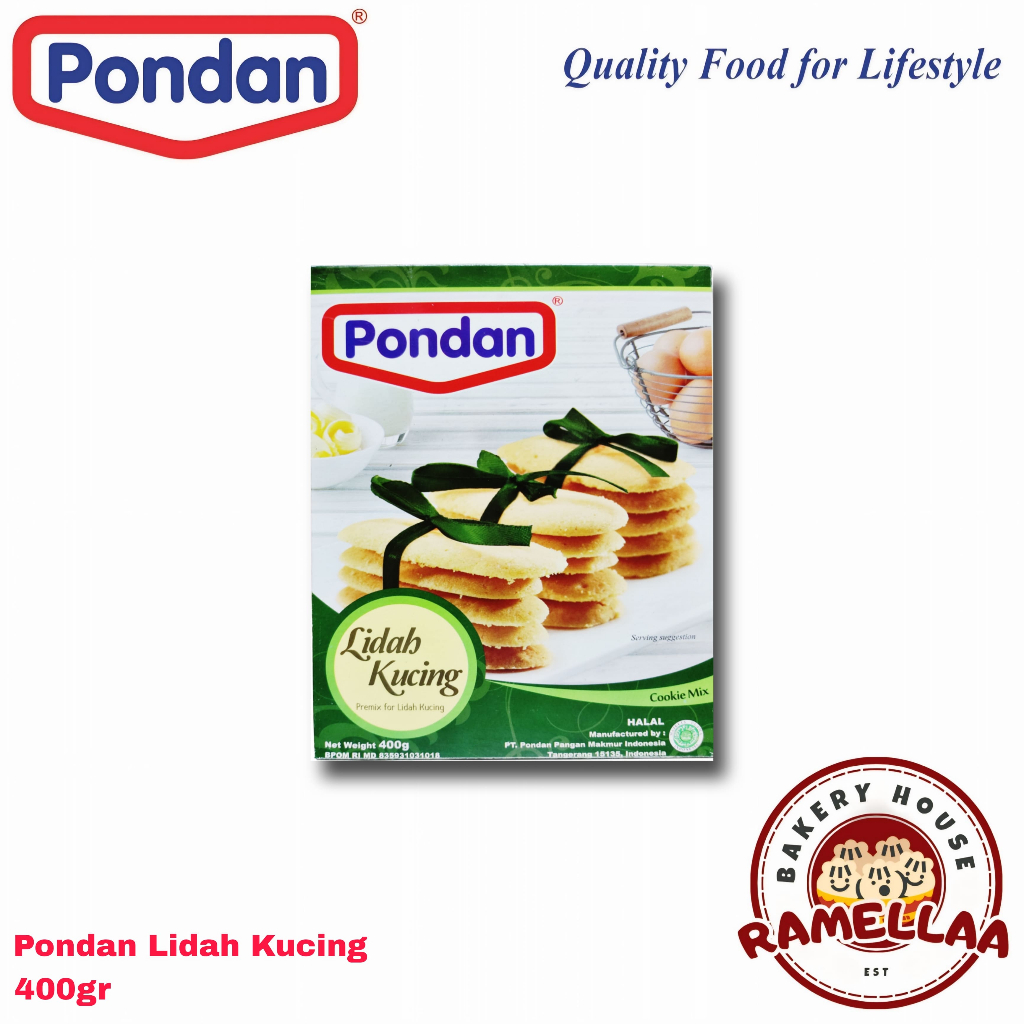 

Pondan Tepung Lidah Kucing 400gr