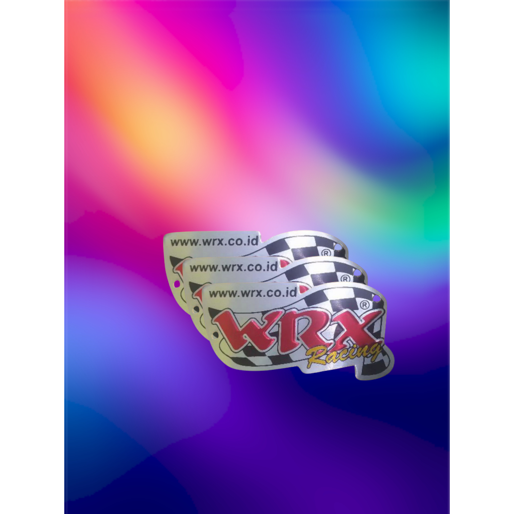 Emblem knalpot wrx All slinceer free paku rivet Motorcycle