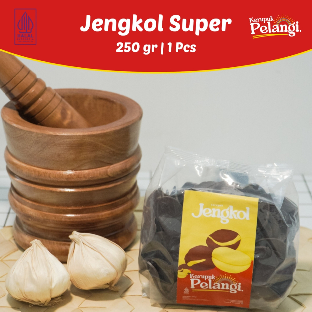 

250 GR KERUPUK PELANGI KERUPUK RASA JENGKOL SUPER KERUPUK JENGKOL SUPER MENTAH