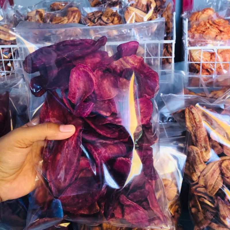 

kripik ubi ungu