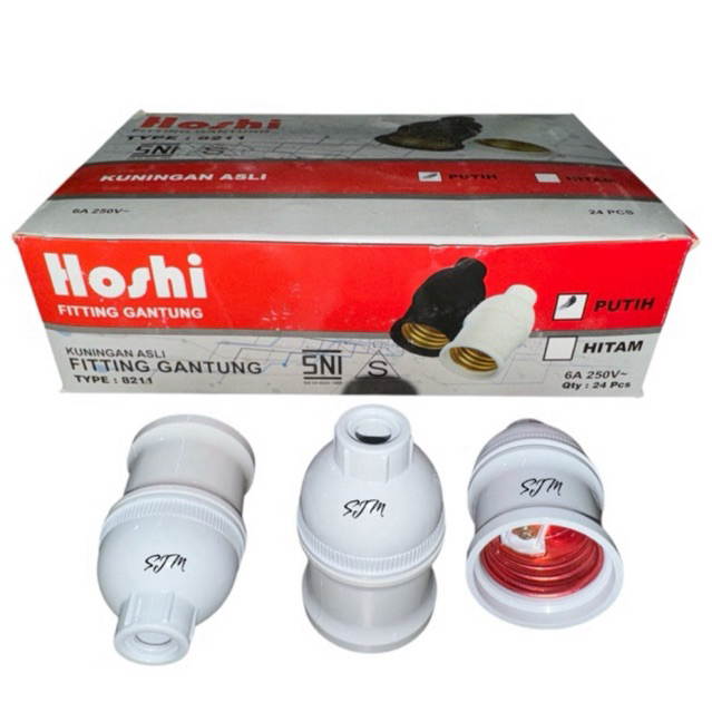 Fitting Gantung Lampu Asli Kuningan HOSHI