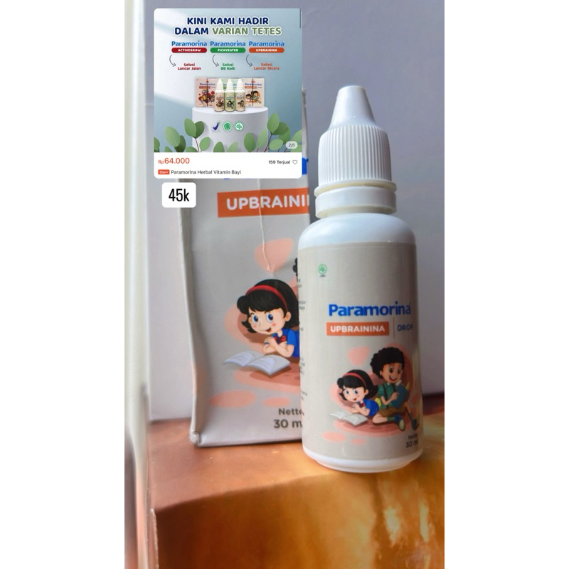 PARAMORINA UPBRAININA VITAMIN BAYI SOLUSI LANCAR BICARA