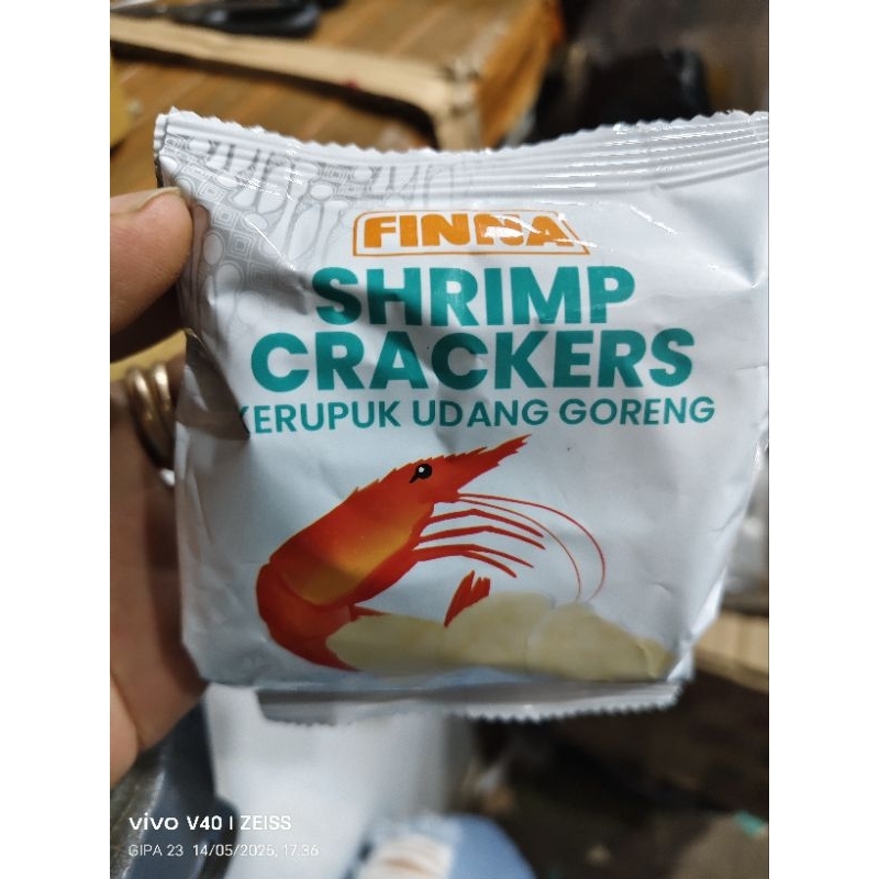 

kerupuk finna siap saji / kerupuk udang goreng 10bungkus