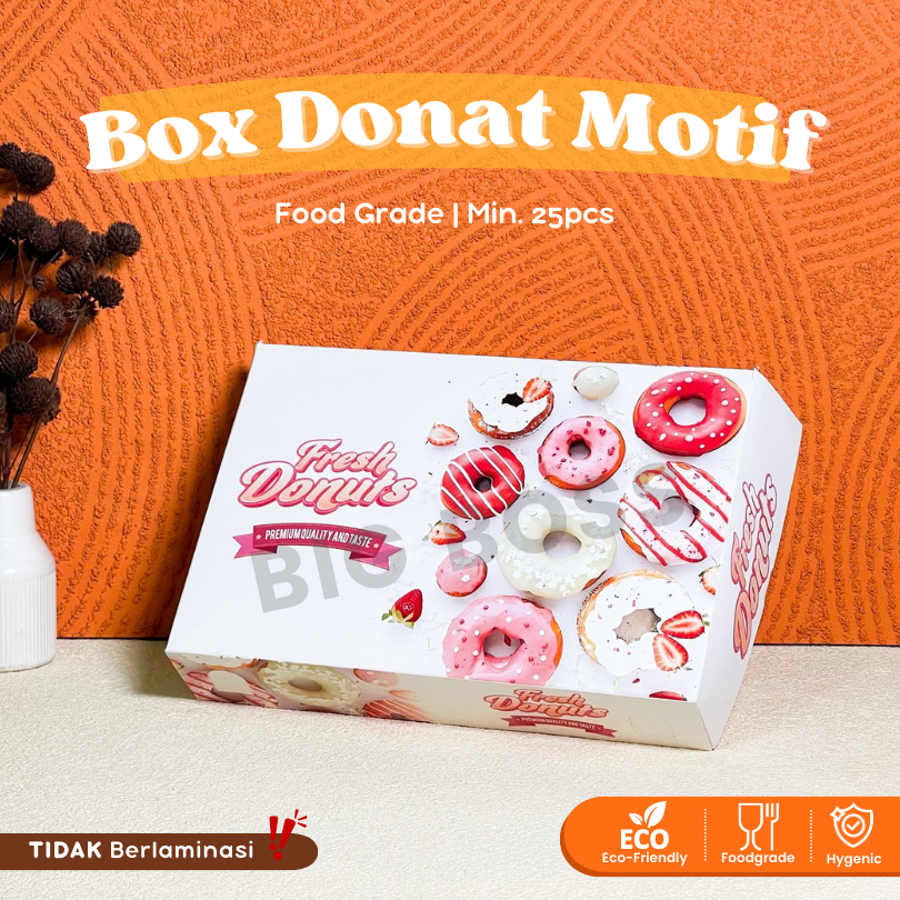 

Box Kotak Donat Isi 6 Motif / Dus Donat Motif / Box Kemasan Donat / Dus Donut