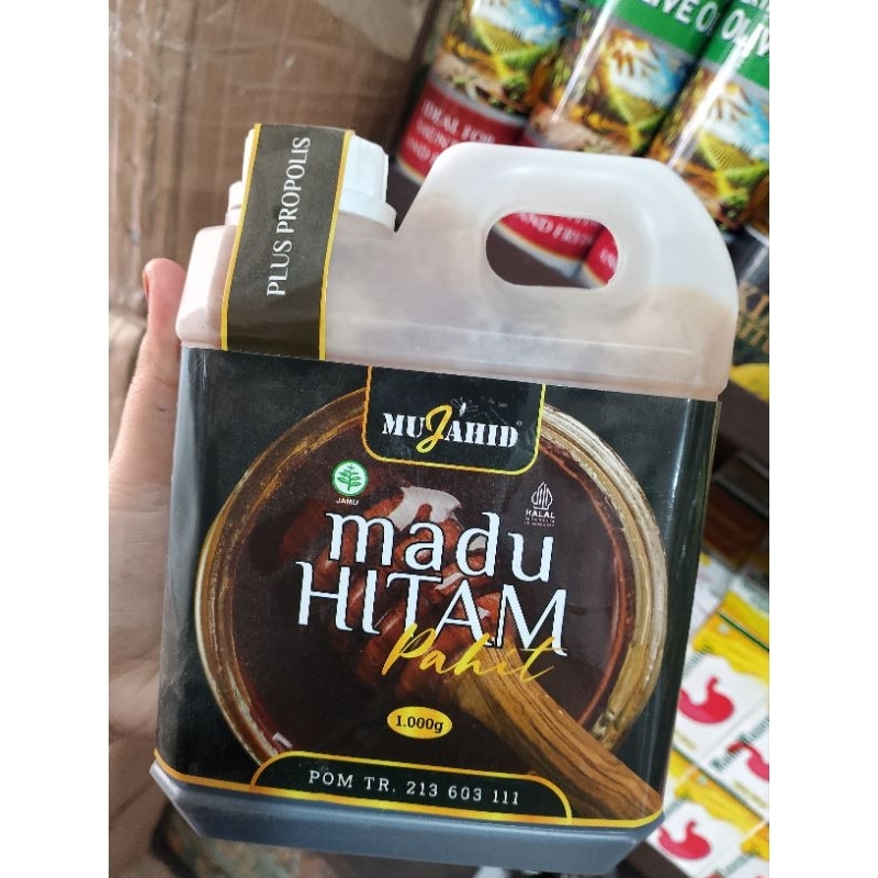 

Madu Hitam Pahit Mujahid Ukuran 1kg dan 500gr
