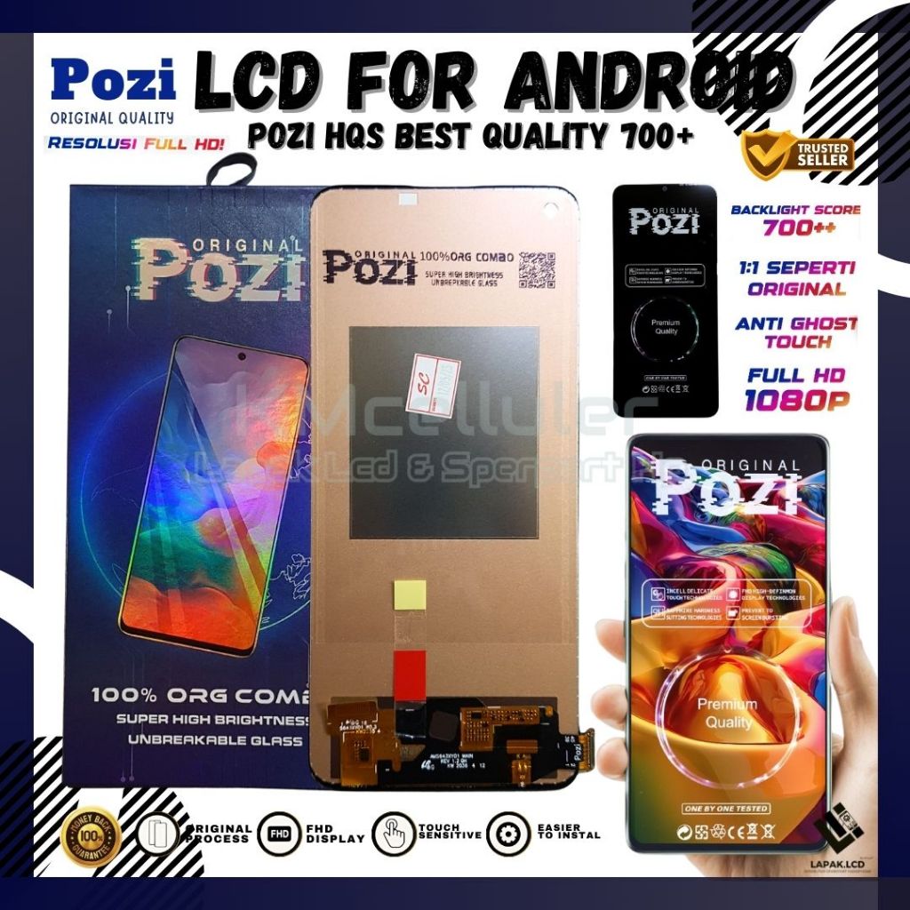 LCD POZI OPPO A74 4G/REALME 7 PRO/RENO 5F/REALME 8 PRO/RENO 8Z/A94/A95 RENO 7Z Ori By Pozi