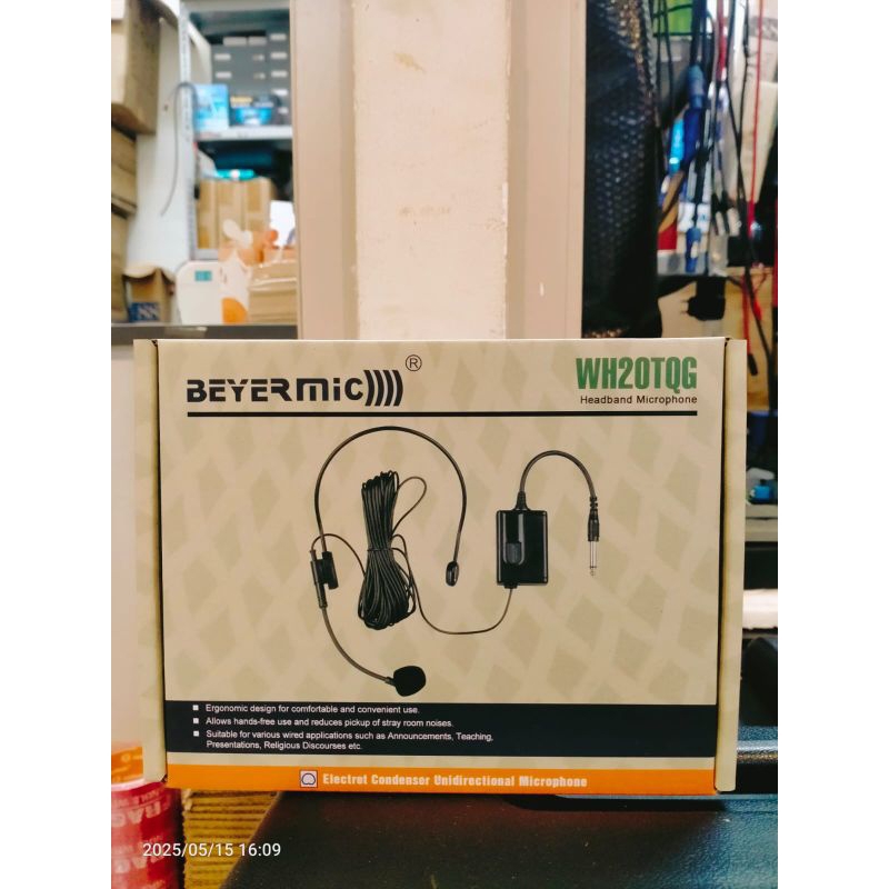 Mik Headset / Bando BEYERMIC WH20TG Mikrofon Imam Masjid Mic Kepala Telinga Bando