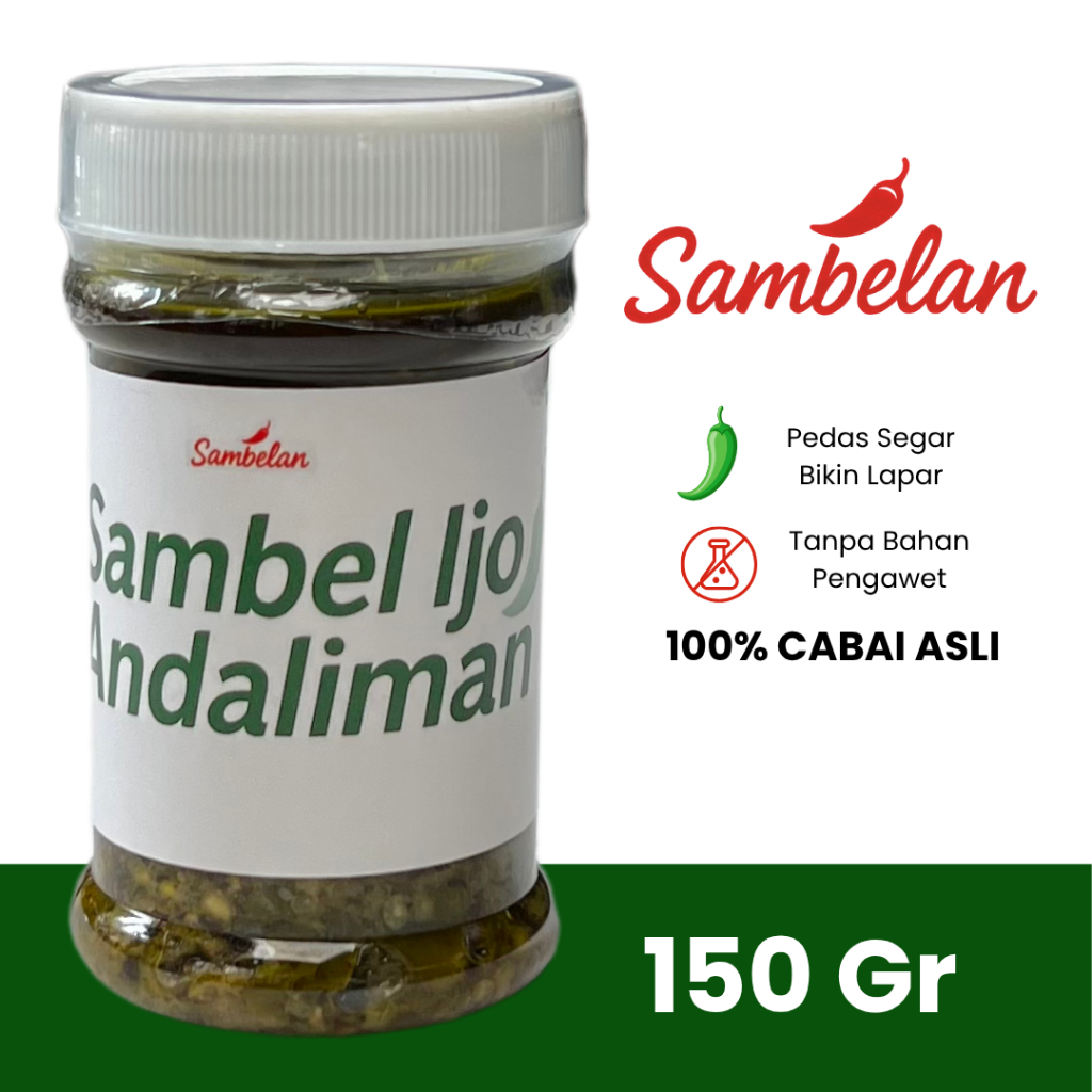 

Sambelan - Sambal Ijo Andalaman Pedas Segar 150 gr