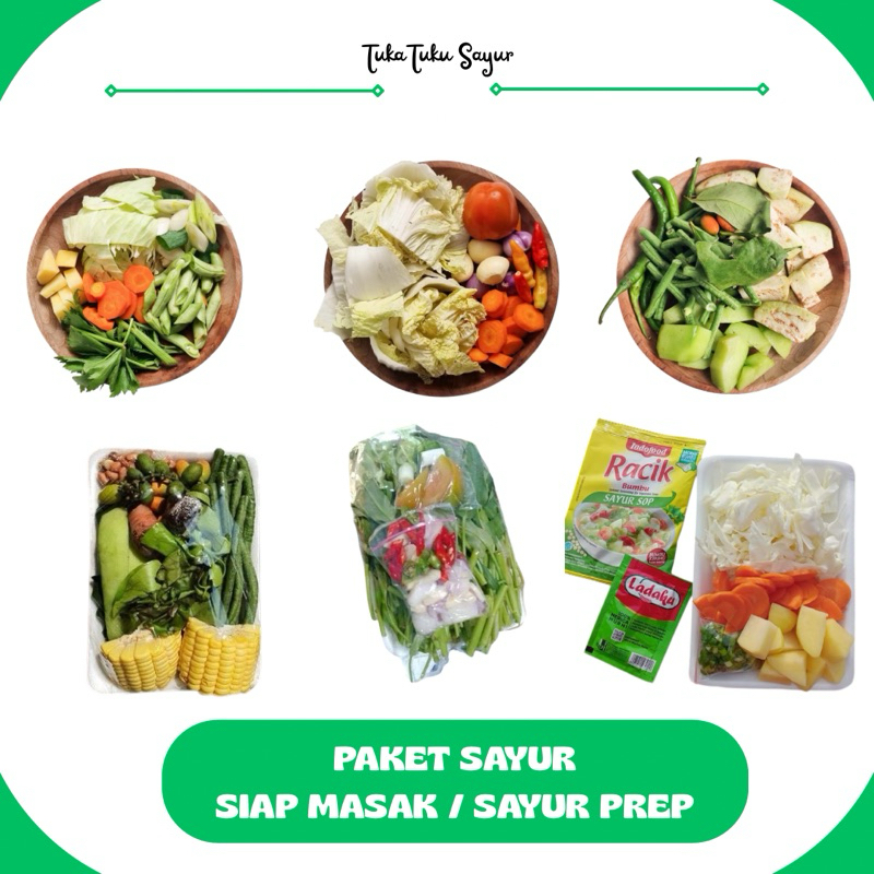 

Paket Sayur / Sayur Siap Masak / Sayur Pack / Sayur Prep / Sayur Potong Segar - TukaTuku Sayur