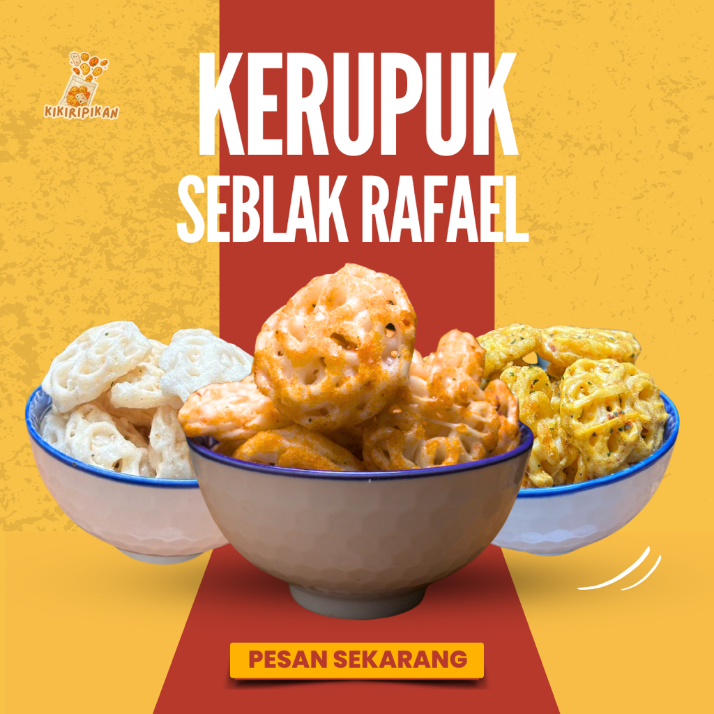 

Kikiripikan - Kerupuk Seblak Rafael - Pedas dan Daun Jeruk