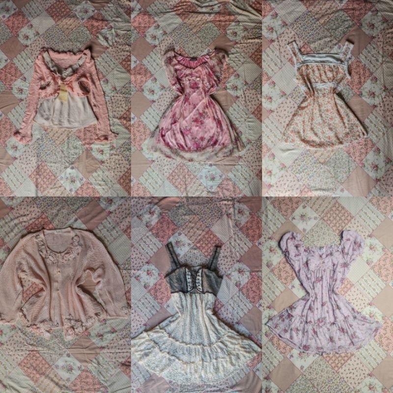 Kode C Blouse Milkmaid Fairycore Kawaii Liz Lisa