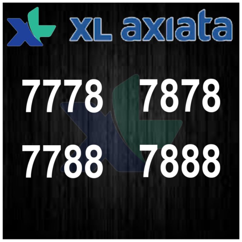 kartu perdana nomor cantik xl 7778 7788 7878 7888