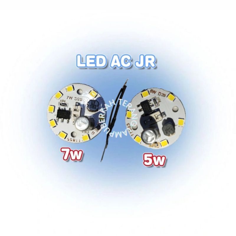Pcb led ac JR (Diameter kecil) 5w,7w