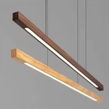 lampu led gantung / lampu gantung kayu solid / lampu gantung maja makan / lampu hias meja makan