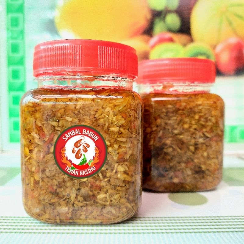 

Sambal Rebon Babun Kemasan 200 ml - Sambal Babun - Teman Nasimu!