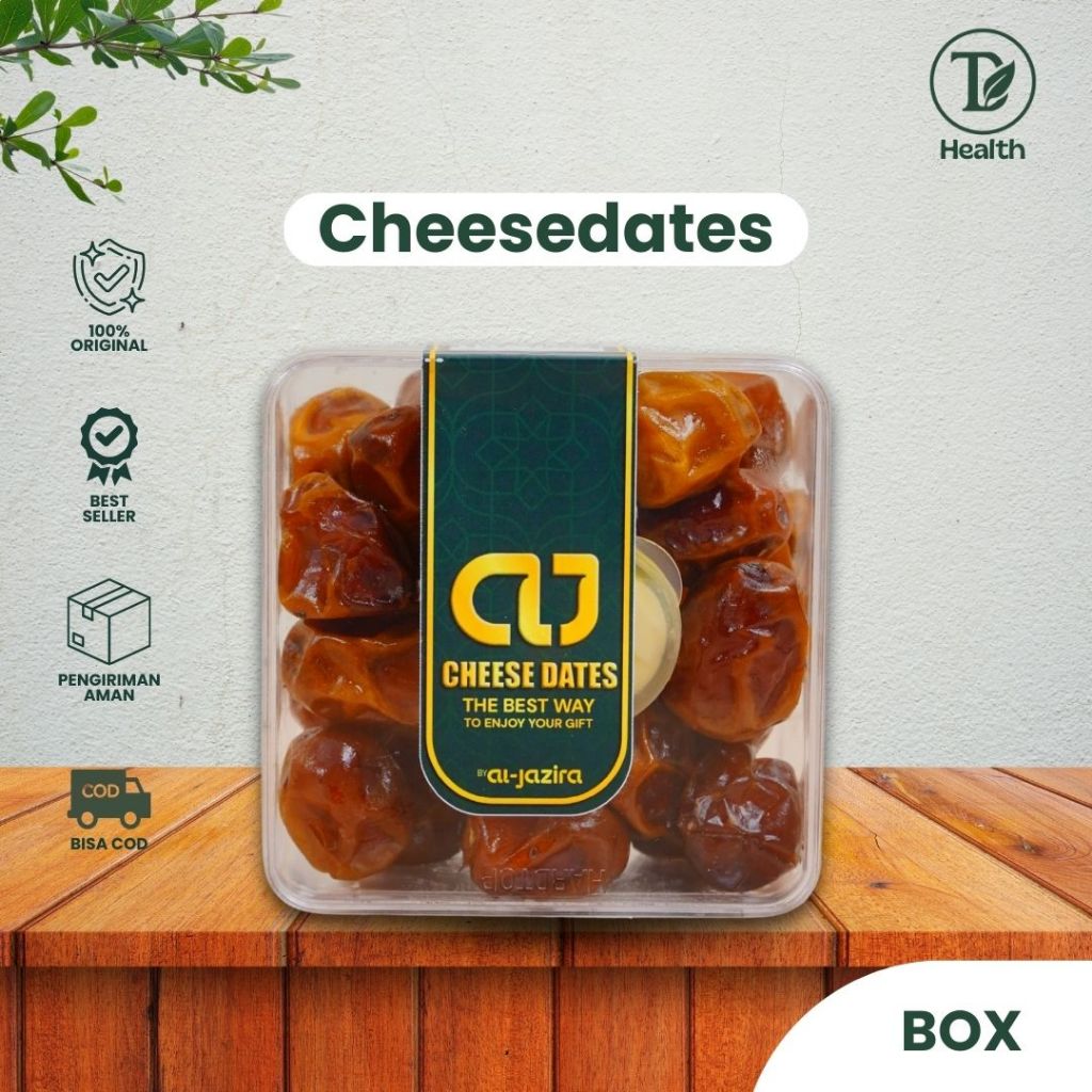 

Today Health Cheesedates Kurma+Keju Al-Jazira Premium Original High Quality