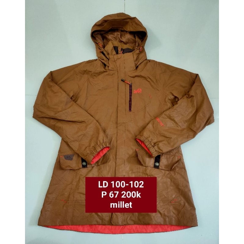 Jaket Millet Coklat (Gorpcore)
