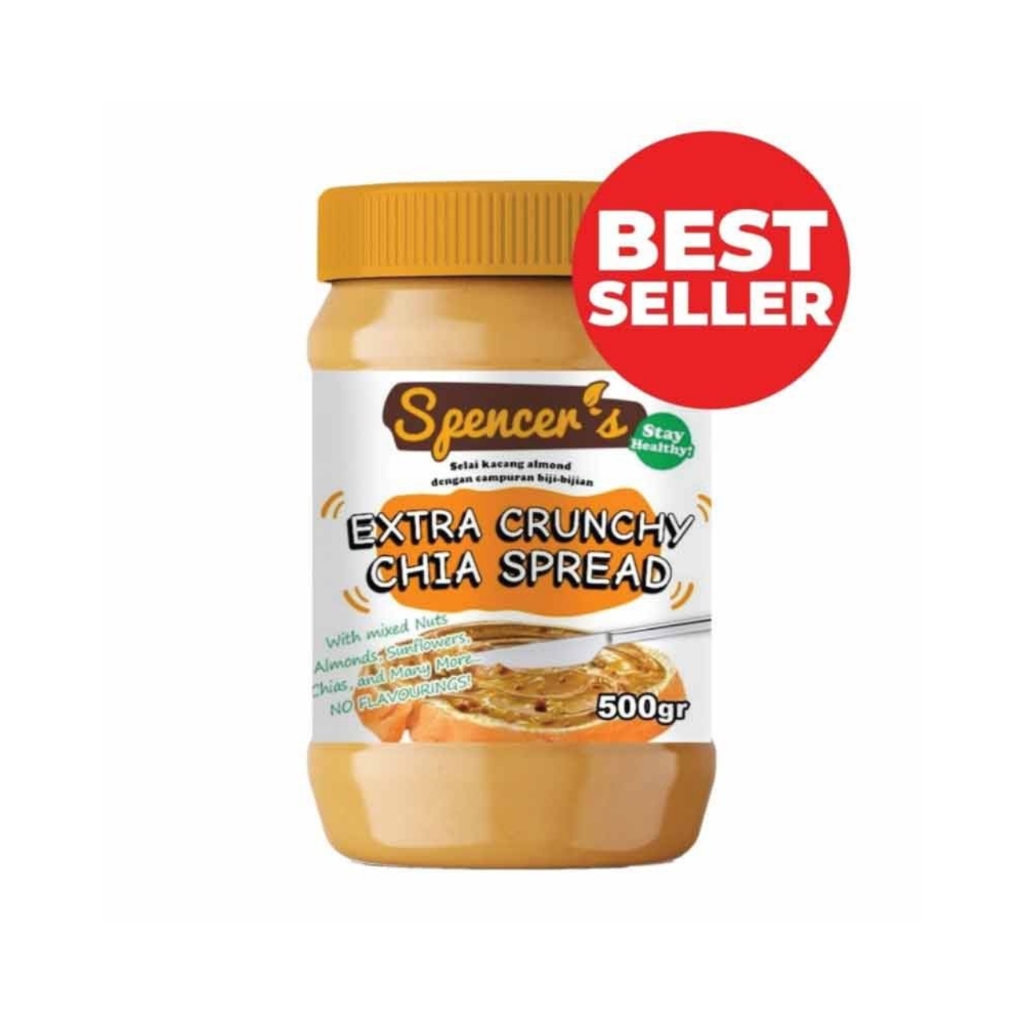 

Spencer's Chia Spread EXTRA Crunchy (500g)