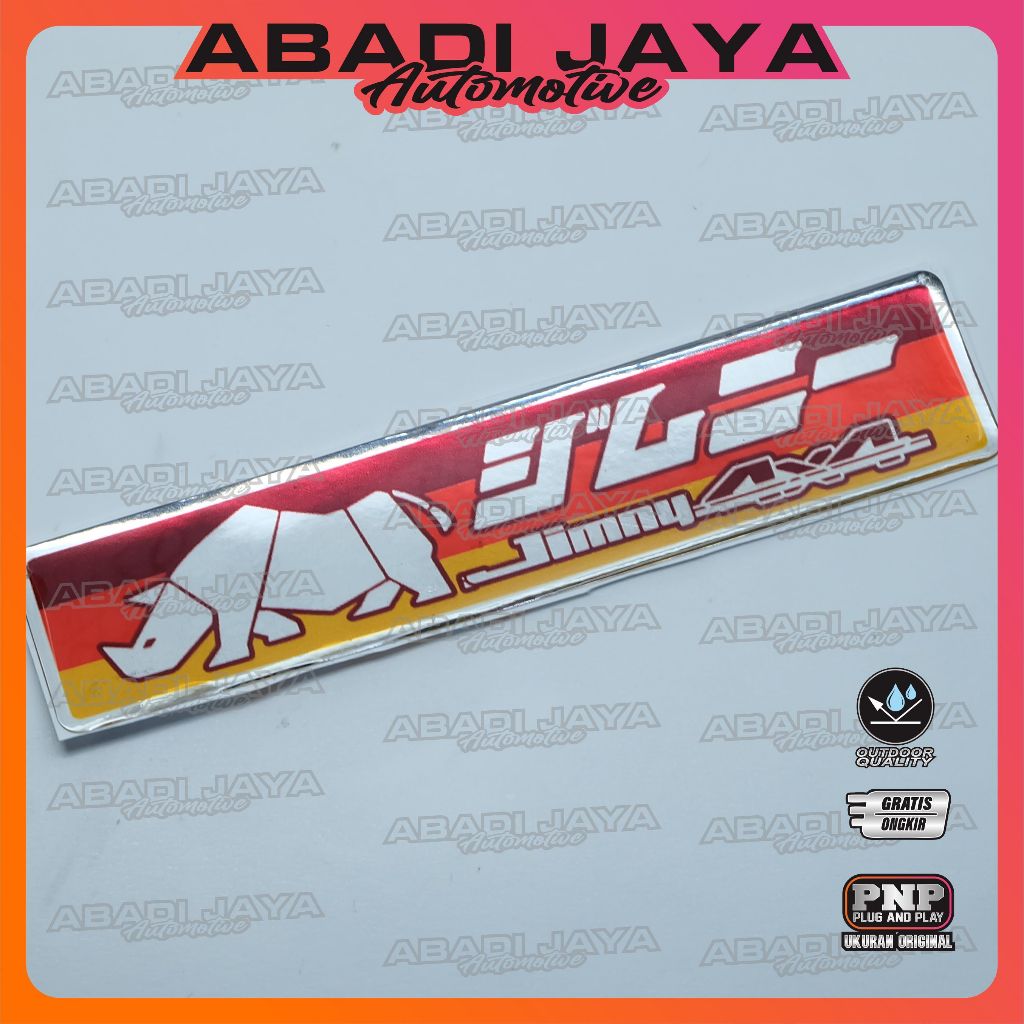 Emblem Suzuki Jimny Jepang / Emblem Jimny JDM / Emblem Jimny Katana Jepang