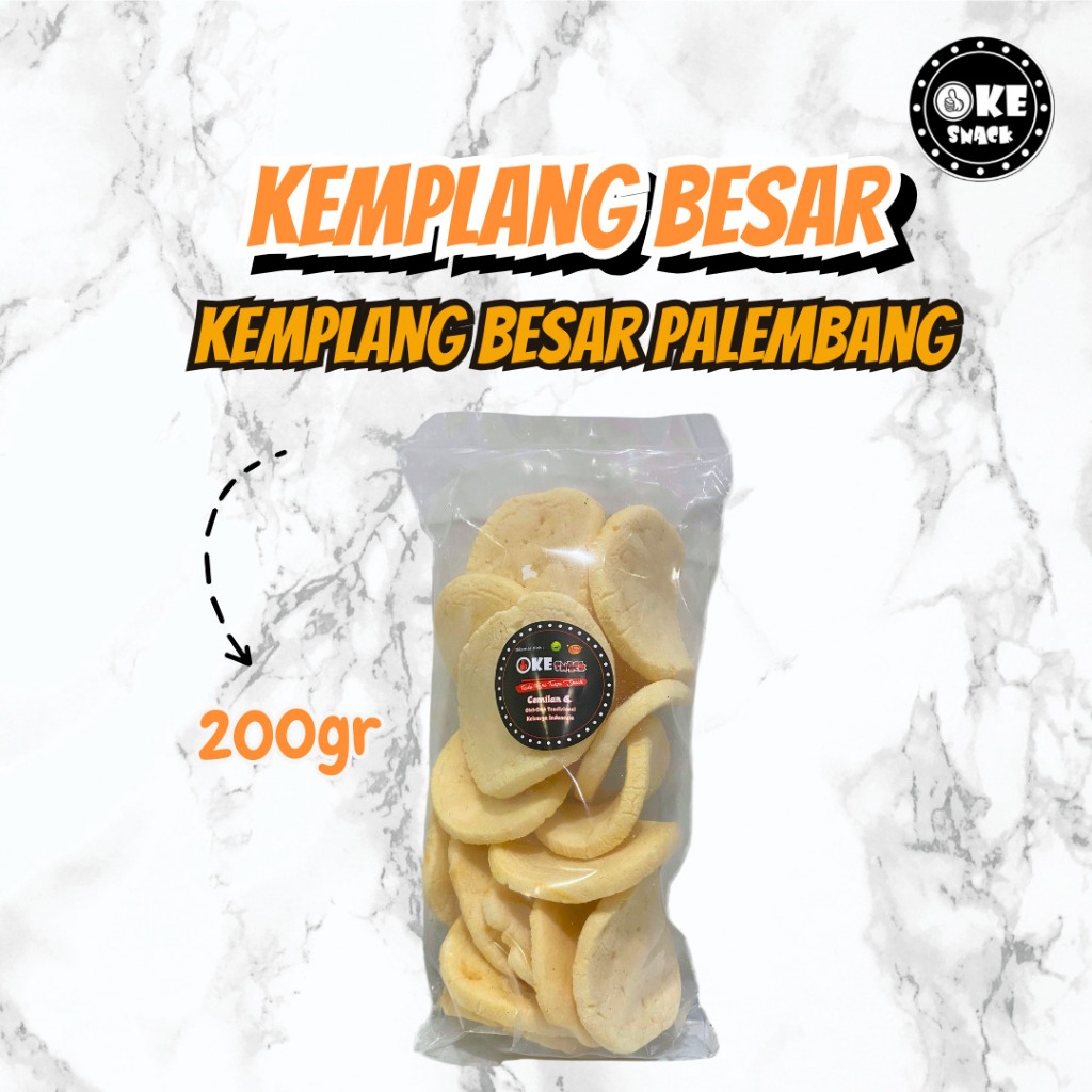 

Kerupuk Kemplang Besar Ikan Khas Palembang 200gr