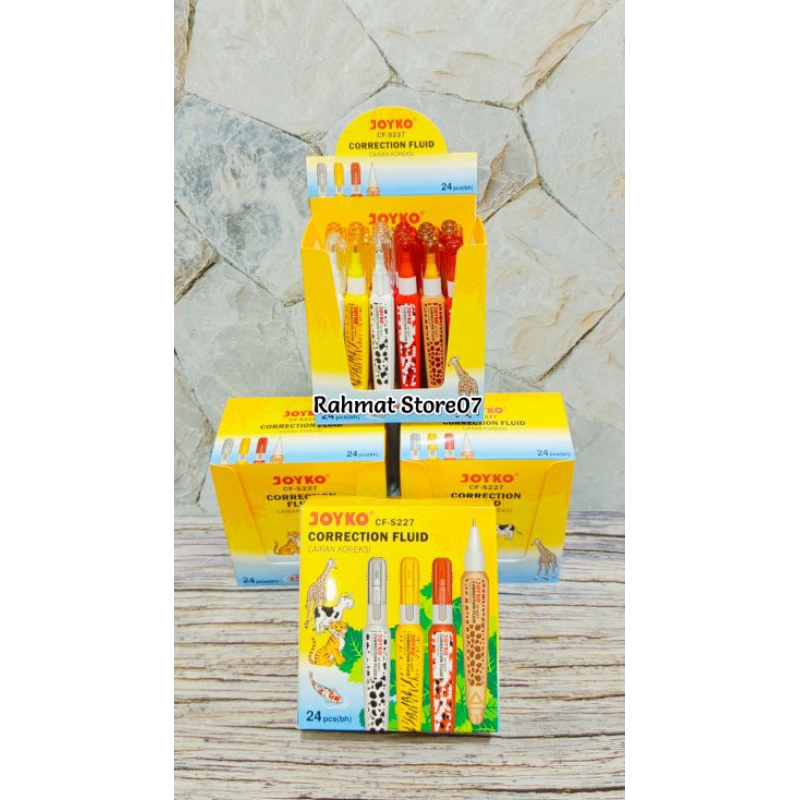 

Tipe X Joyko/Tipe X Cair Joyko Correction Fluid CF-s227 Isi 24 Pcs