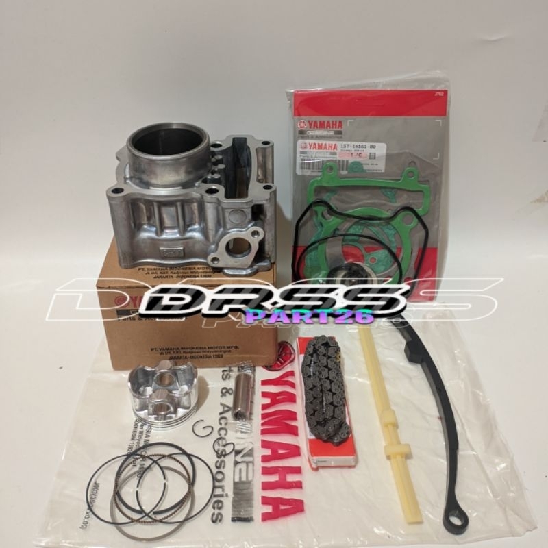 Blok Seher Komplit 5YP +Rantai Keteng+Karet Tensioner Yamaha Motor Jupiter Mx Old,Jupiter Mx New 135