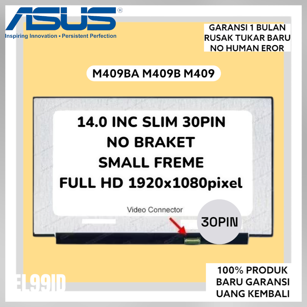 LCD LED Asus Vivobook M409BA M409B M409