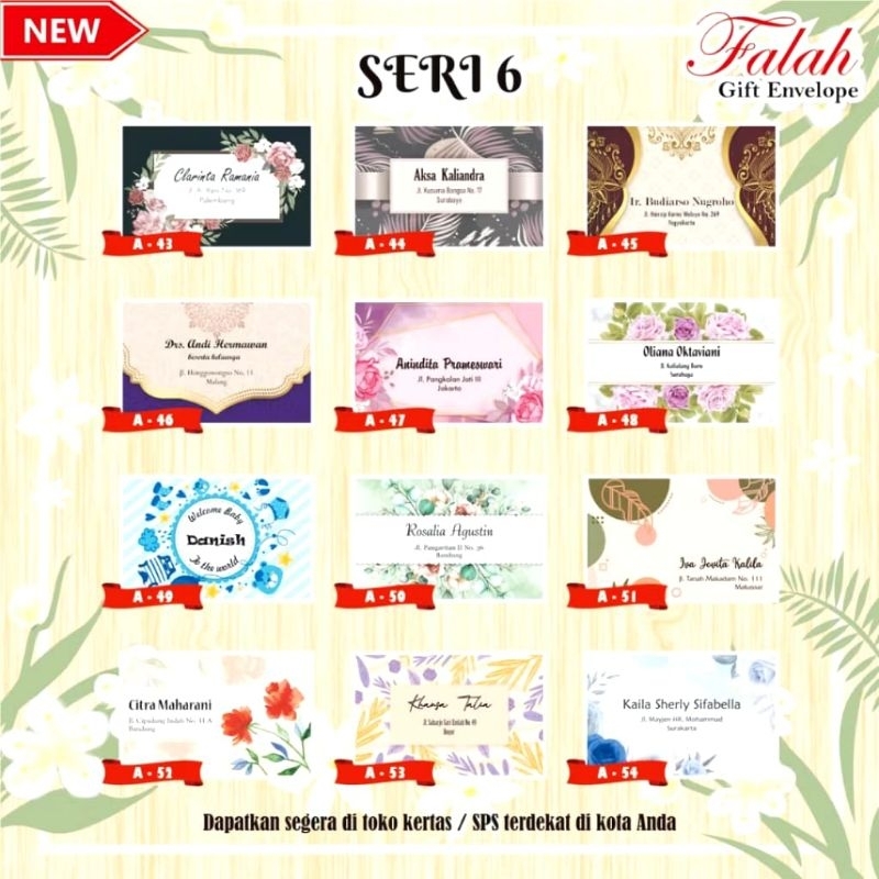 

AMPLOP KONDANGAN MOTIF CUSTOM NAMA TERMURAH