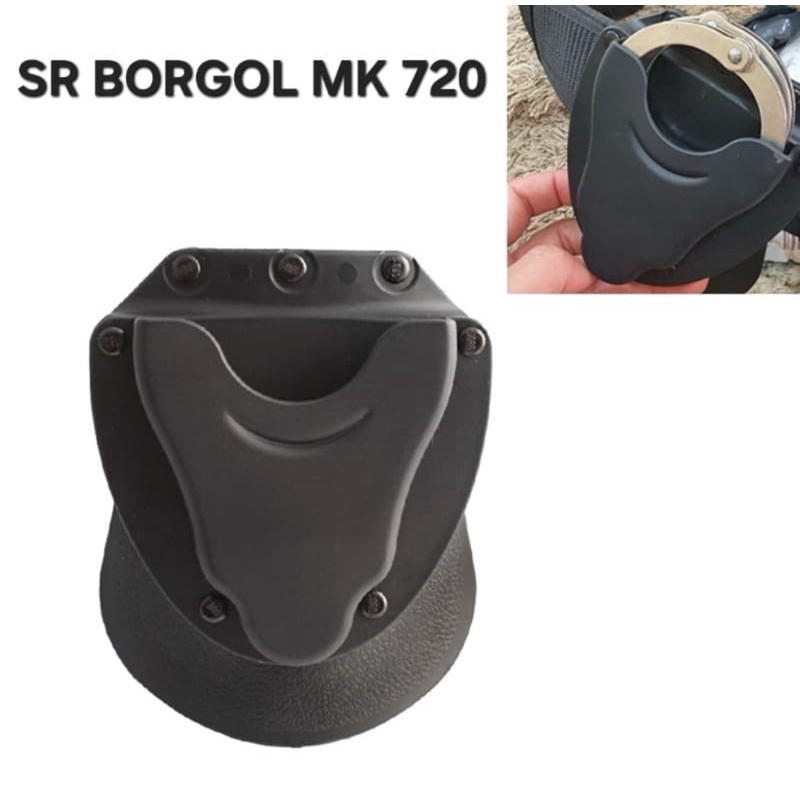 Holster Borgol Sarung Borgol Klip Kopel Pinggang