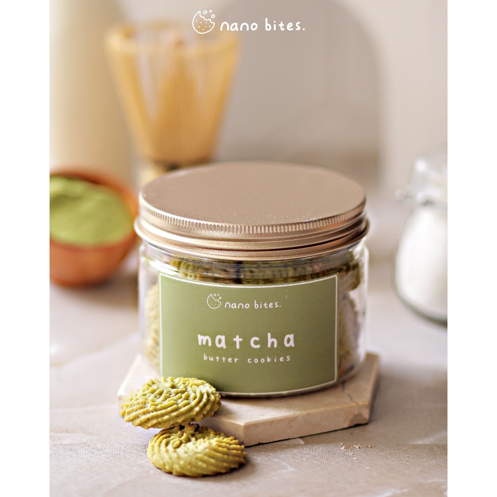 

[Nano Bites] Single Jar Butter Cookies Matcha Flavour