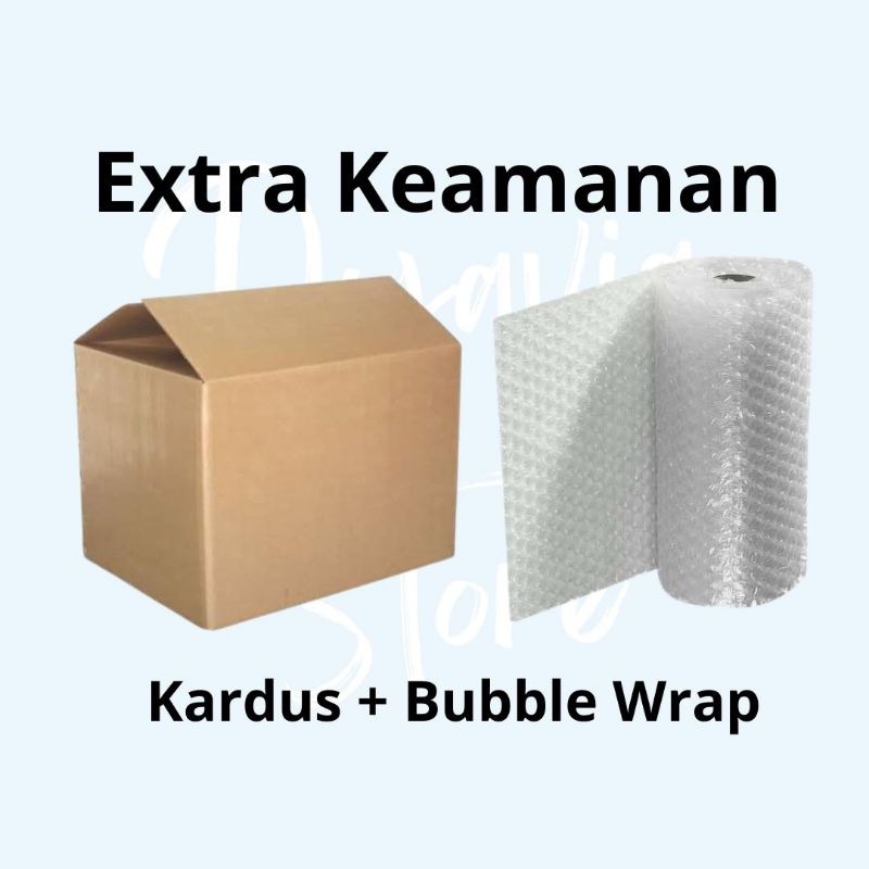 

[EXTRA KEAMANAN] KARDUS + BUBBLE WRAP (TAMBAHAN PACKING)
