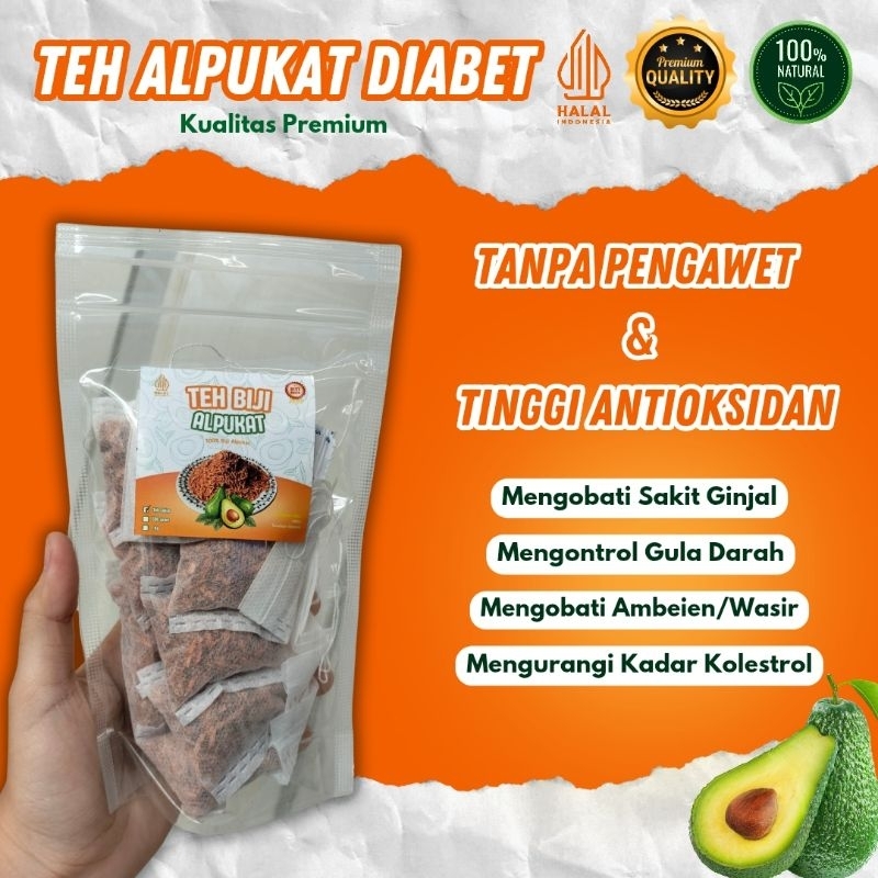 

TEH BIJI ALPUKAT CELUP HIPERTENSI/DIABETES/GAGAL GINJAL