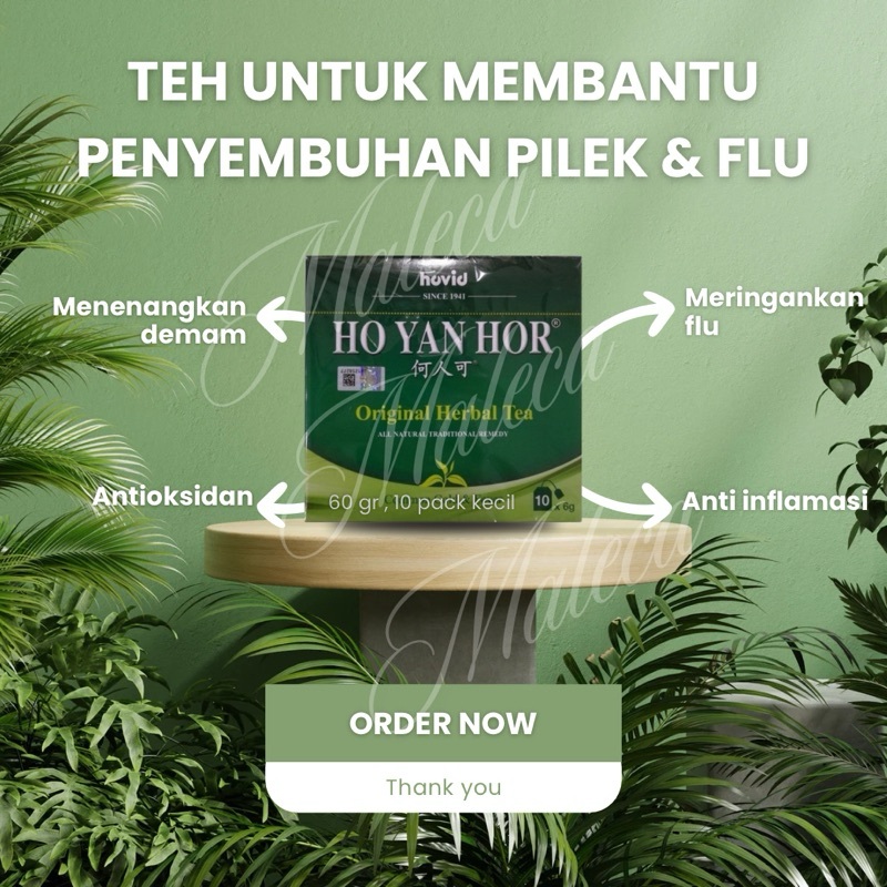 

Teh herbal Hovid Ho Yan Hor (Hovid Ho Yan Hor Tea after 60 years of age)