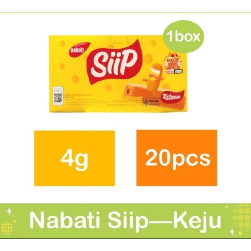 

Nabati Siip Box Snack & Cemilan Jajanan Anak