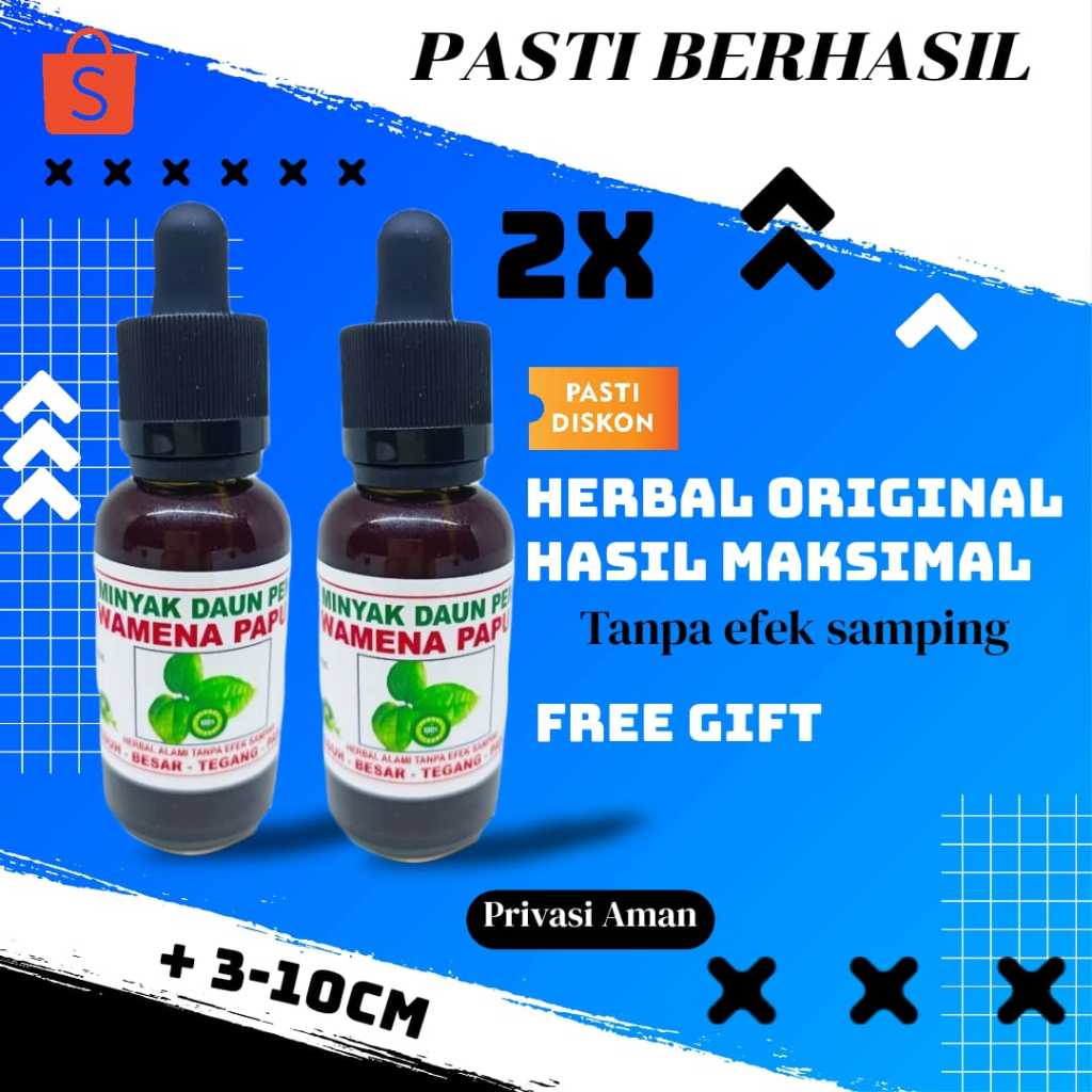 Daun bungkus 3 jari papua asli