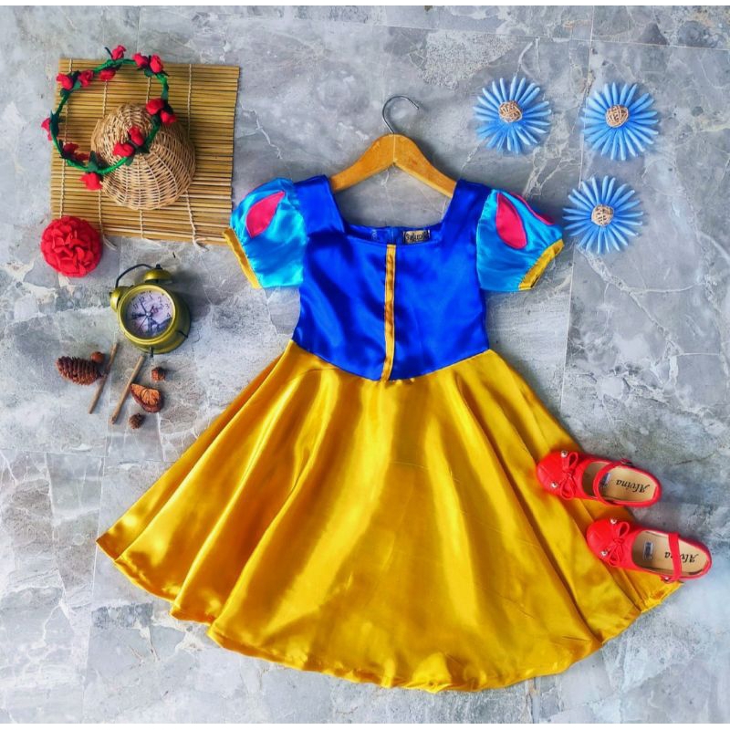 KOSTUM PRINCESS SNOWHITE  ANAK/KOSTUM DISNEY ANAK/KOSTUM PHOTOSHOOT/KOSTUM BAYI/KOSTUM DISNEY ANAK