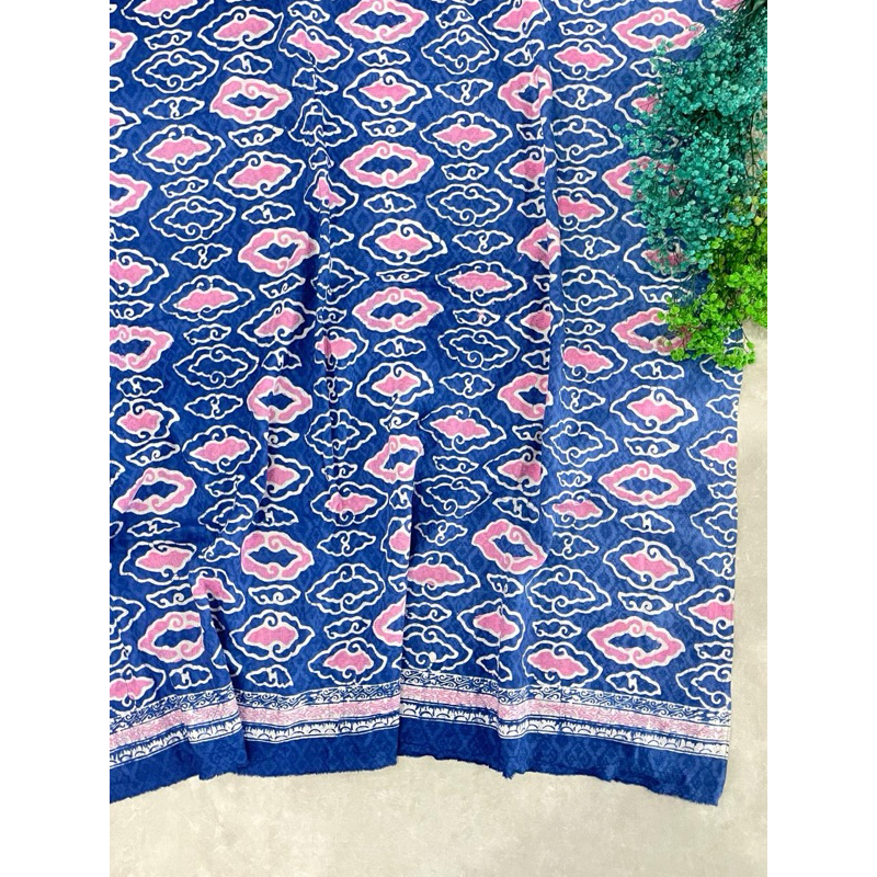 kain batik doby cap pastel cabut warna