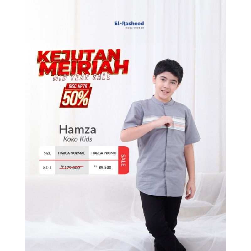YASMEERA KOKO HAMZA ANAK BAJU MUSLIM PRIA Koko Anak Laki laki Terbaru 2024 -Baju Koko Anak Laki laki