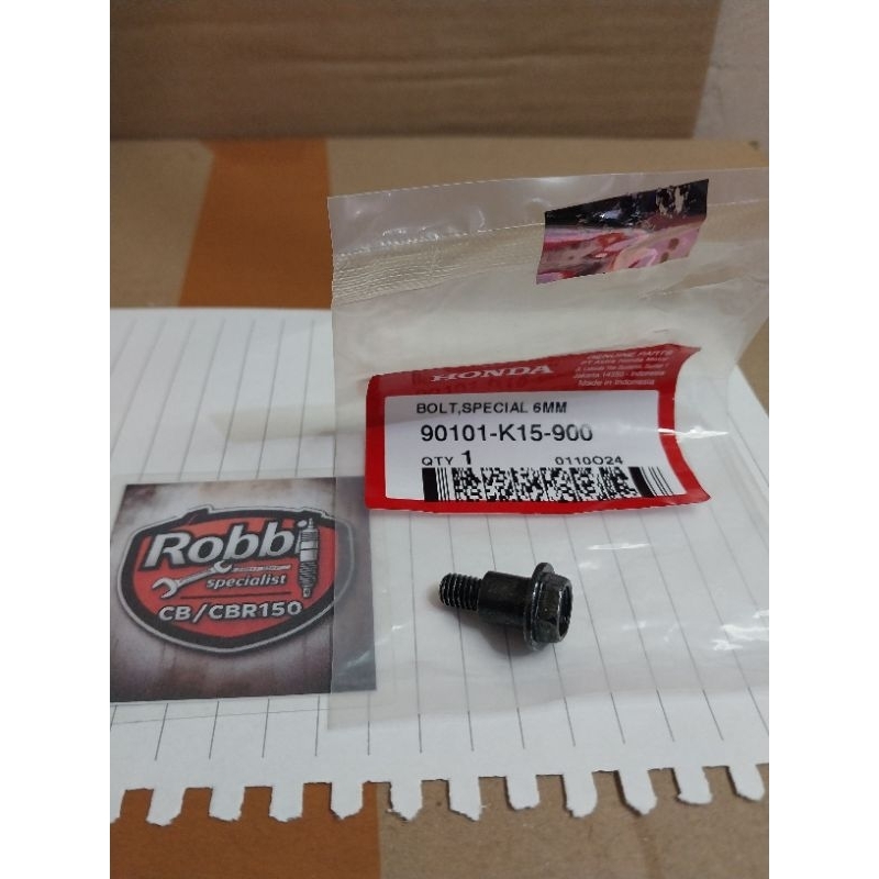 Bolt Special 6mm Baut Lampu Depan CB150R Old New CB150R Led 90101-K15-900 Original