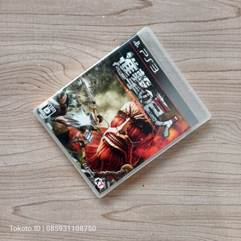 PS3 BD Kaset Attack On Titan Original