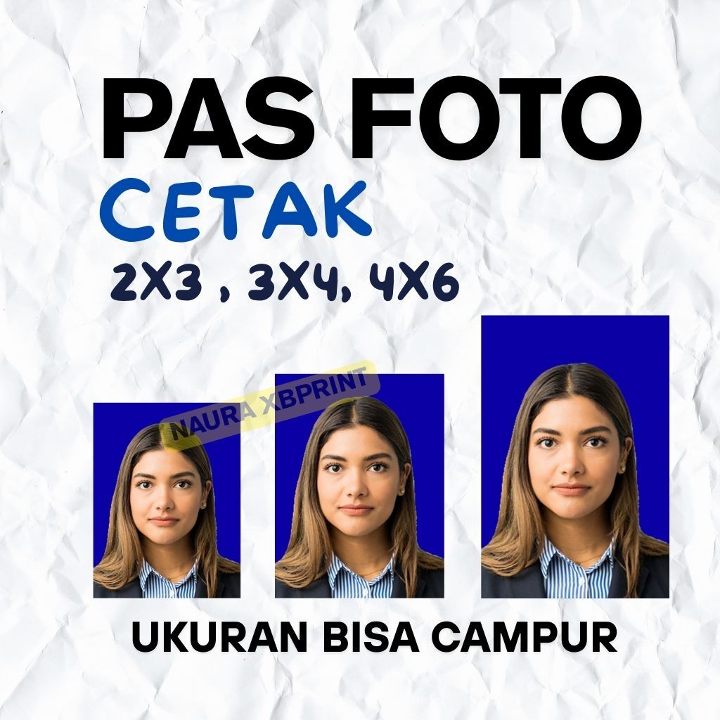 

CETAK PAS FOTO MURAH 1 LEMBAR A4 DOFF/GLOSSY
