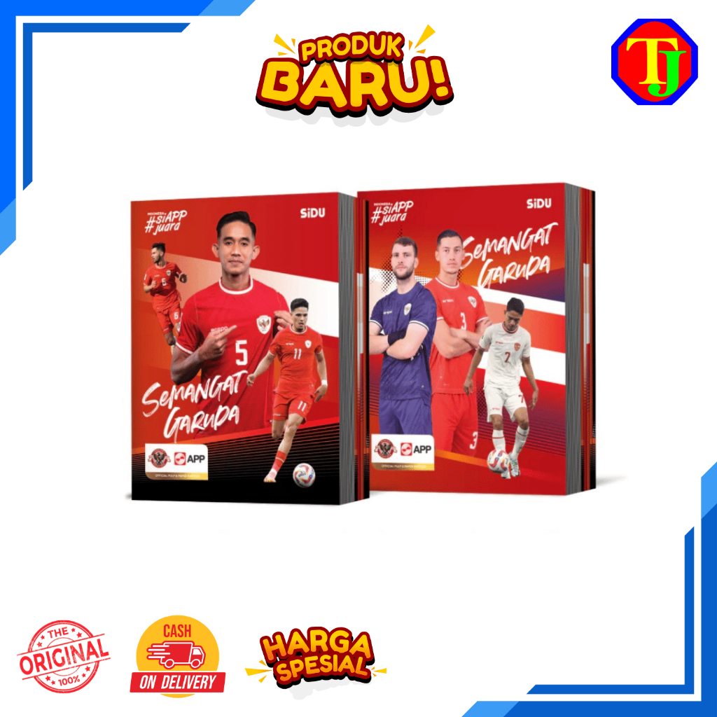 

BUKU TULIS SINAR DUNIA SIDU Timnas 38L ( Isi 10 Buku)