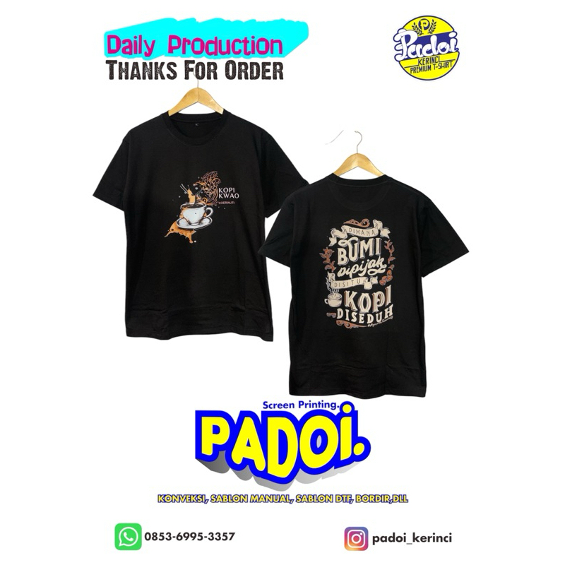 kaos custom sablon/seragam kelas premium