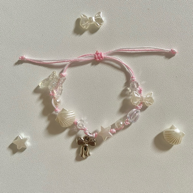 [coquette] gelang tali serut | gelang tali giok | gelang serut tali giok